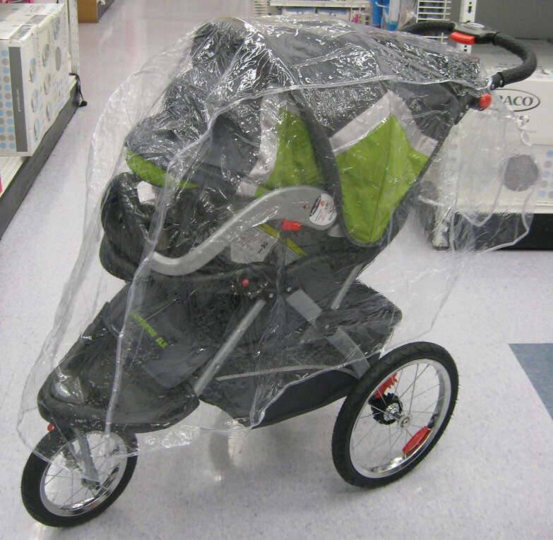 baby trend double stroller rain cover