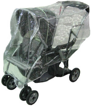 baby trend double stroller rain cover