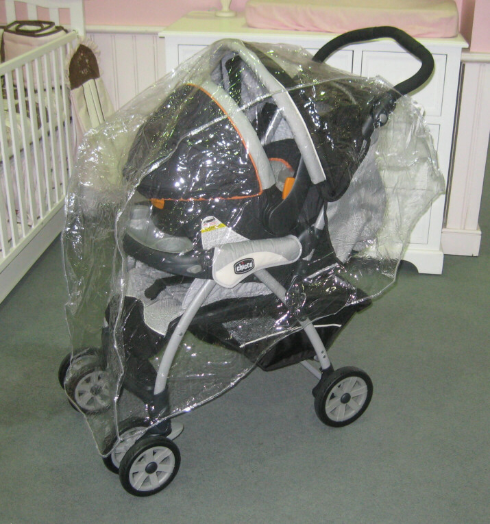 baby stroller plastic cover